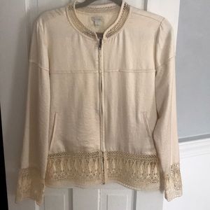 Hinge light weight zip up